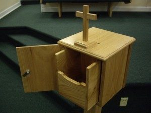custom made tithe box