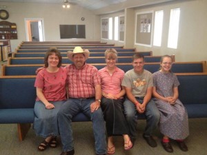 New Church Pews for Pastor Messer
