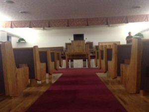 church-pews