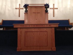 Pulpit for Flint, Michigan