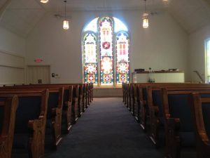 church pews for Dutch-Hill-Bible-Bloomsburg-PA