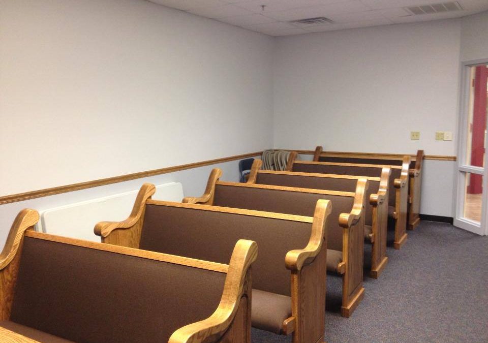 Church Pews for Chapels in Nursing Homes