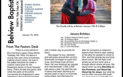 Kind Words from Belview Baptist Church