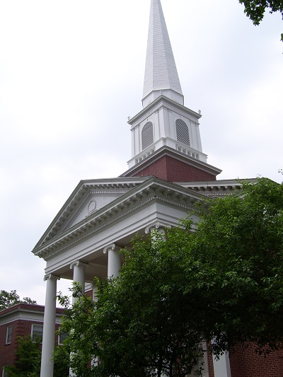 outside of church