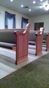 Church pews for Vineland, New Jersey