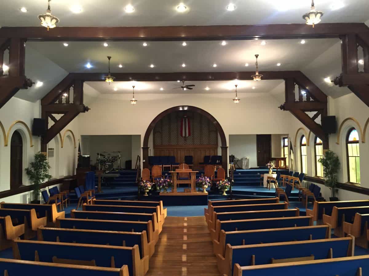 inside Buffalo NY church