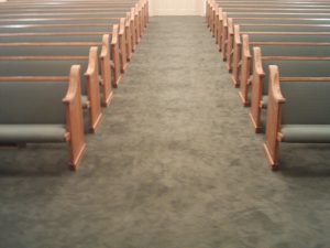rows of pews