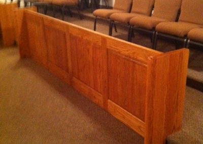 church modesty panel