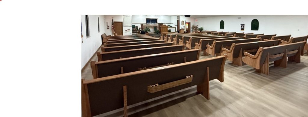 3001 church pews