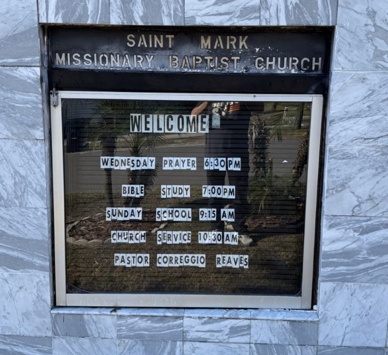 Missionary Baptist Church Sign