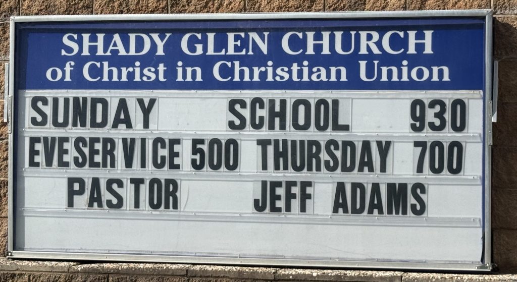 Shady Glenn Church 3