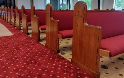 Custom Church Pews for St. Gregorios Orthodox Church in Houston, Texas